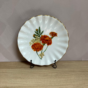 Wandparel Oranje bloemen